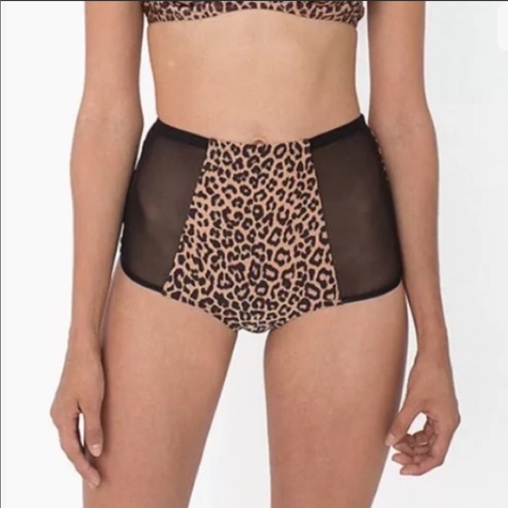 American apparel cheetah bikini bottom